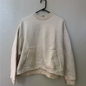 Lunya Pima Cotton Restore Double Faced Crew Pullover